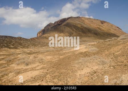 Landschaft in Montana Clara. Integral Natural Reserve von Los Islotes. Kanarische Inseln. Spanien. Stockfoto