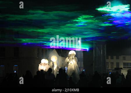 The Awakening, Veranstaltung im Stadtzentrum von Hull, East Yorkshire Stockfoto