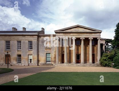 Cambridge, Downing College, Ostflügel Mit Portikus (Master Lodge) Stockfoto