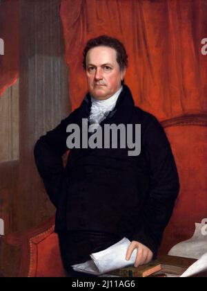 Porträt des amerikanischen Politikers DeWitt Clinton (1769-1828) von john Wesley Jarvis, Öl auf Leinwand, c. 1816 Stockfoto