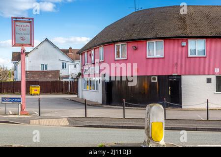 Massalla Club Restaurant in Redditch, Worcestershire, England. Stockfoto