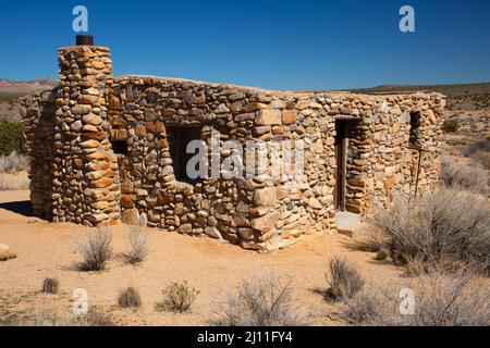 Rock House, Mojave National Preserve, Kalifornien Stockfoto