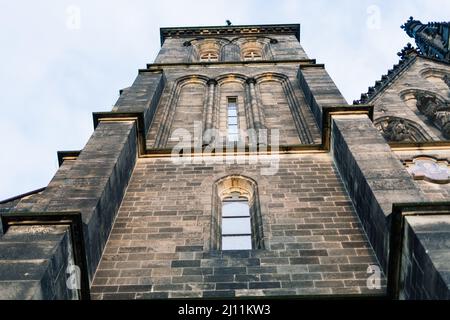 Kathedrale, ein Denkmal des Katholizismus und der gotischen Architektur in Prag. Stockfoto