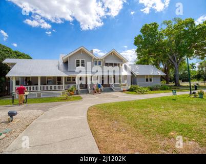 Henry Ford House, die Mangos im Edison und Ford Winter Estates in Fort Myers, Florida, USA Stockfoto