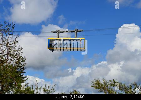 Der Scenic Skyway driftet über das Tal in den Blue Mountains von Australien Stockfoto