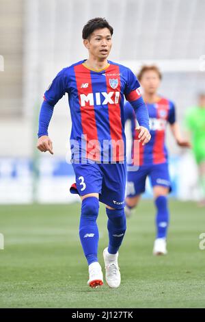 Tokio, Japan. 12. März 2022. Masato Morishige vom FC Tokyo während des Ligagleichs 2022 J1 zwischen dem FC Tokyo 2-1 Sanfrecce Hiroshima im Ajinomoto Stadium in Tokio, Japan, 12. März 2022. Quelle: AFLO/Alamy Live News Stockfoto