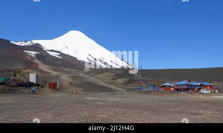 Vulkan Osorno oiín Chile Stockfoto