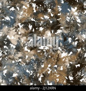 Nahtloses, neutrales und weißes, klassisch-abstraktes Oberflächenmuster für den Druck. Stockfoto