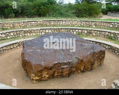 Hoba-Meteorit, in der Nähe von Grootfontein, in der Otjozondjupa-Region Namibias Stockfoto