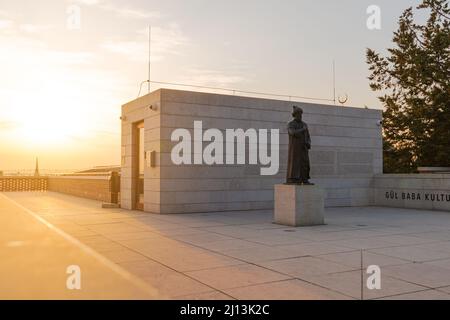 Grab von Gul baba in budapest. Türkisches Denkmal. Stockfoto