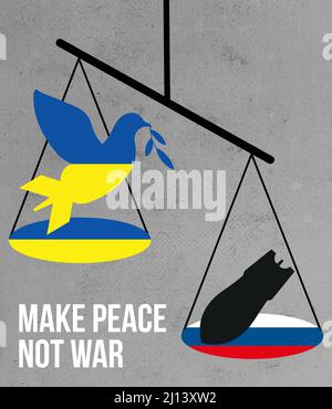 Collage zeitgenössischer Kunst. Konzeptuelles Bild mit fischen, die symbolisieren, dass das gute das Böse besiegt Stockfoto