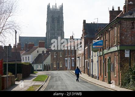 Souter Gate (The B1240), Hedon, East Yorkshire, England Stockfoto