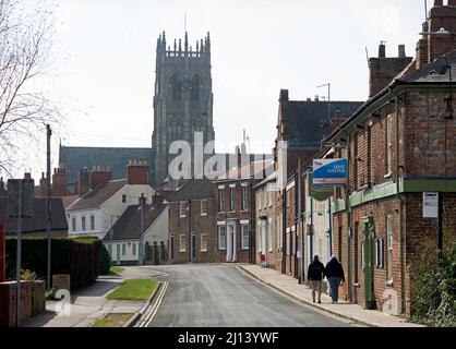 Souter Gate (The B1240), Hedon, East Yorkshire, England Stockfoto