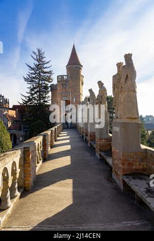 Schöne Bory var Schloss in Szekesfehervar Ungarn. Stockfoto