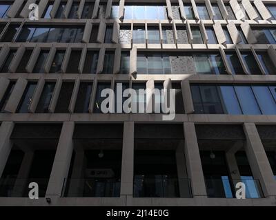 Bauarchitektur der Innenstadt von Mushrib. Msheireb Newley entwickeln Stadt Katar Stockfoto