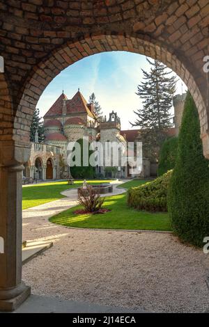 Schöne Bory var Schloss in Szekesfehervar Ungarn. Stockfoto