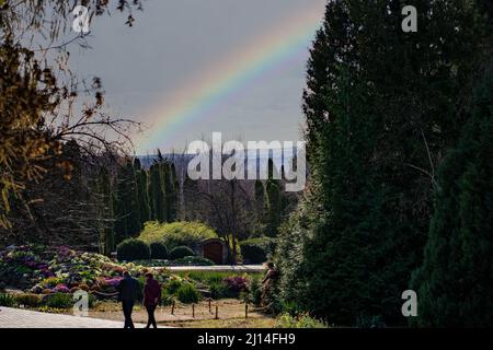 Bilder aus dem botanischen Garten Iasi Rumänien Stockfoto