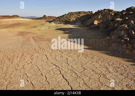 Kupfer- und andere Erze Tagebaubetrieb in der Provinz Minas de Riotinto in Huelva, Südspanien. Stockfoto