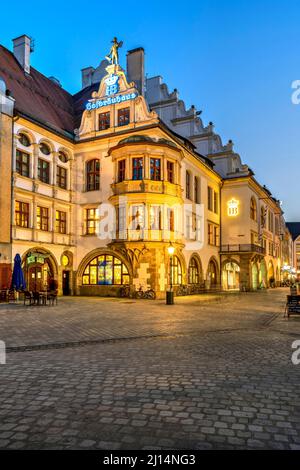 Hofbbrauhaus am Platzl, München, Bayern, Deutschland Stockfoto