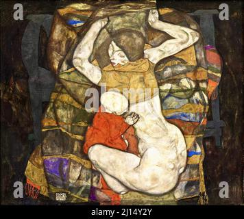 Egon Schiele - Junge Mutter - 1914 Stockfoto