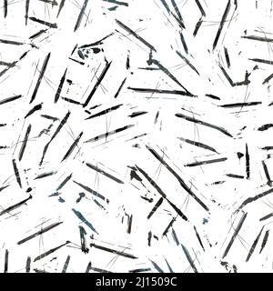 Nahtloses, neutrales und weißes, klassisch-abstraktes Oberflächenmuster für den Druck. Stockfoto