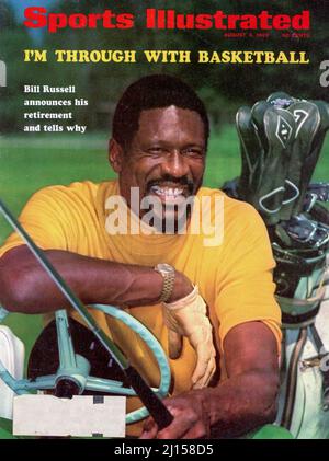 Vintage 4 August 1969 „Sports Illustrated“ Cover, USA Stockfoto
