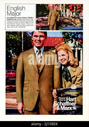 Vintage 4 August 1969 „Sports Illustrated“-Werbung, USA Stockfoto