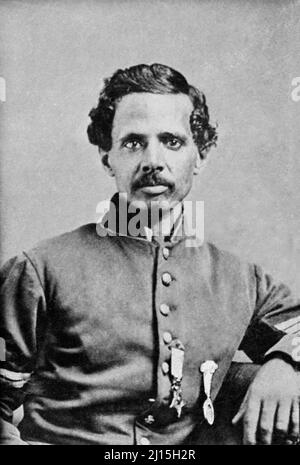 Powhatan Beaty (1837-1916), afroamerikanischer Soldat, Ehrenmedaillenempfänger während des amerikanischen Bürgerkrieges, W.E.B. Du Bois Collection Stockfoto