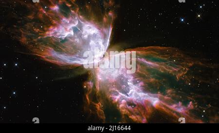 ETA Carinae instabiler Binärstern. NGC 3372. Elemente dieses Bildes wurden von der NASA eingerichtet. Stockfoto