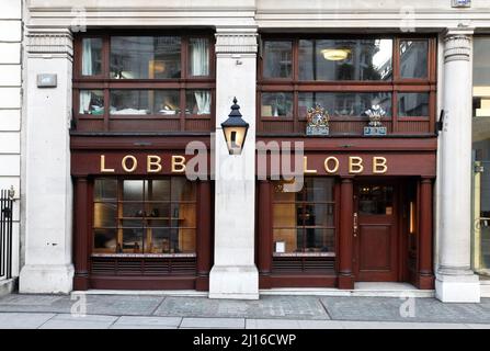 John Lobb, Schaufenster Stockfoto