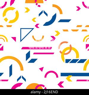 Moderne abstrakte Geometrie nahtloser Hintergrund für geschäftliche Identität Stock Vektor