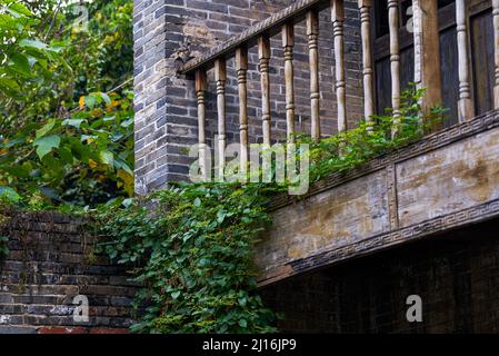 Alte Dorfgebäude in Yangmei, Nanning, Guangxi, China Stockfoto