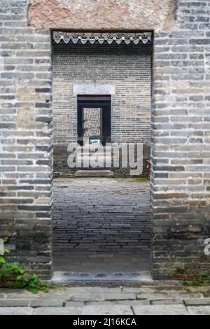 Alte Dorfgebäude in Yangmei, Nanning, Guangxi, China Stockfoto