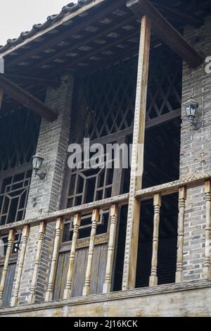 Alte Dorfgebäude in Yangmei, Nanning, Guangxi, China Stockfoto