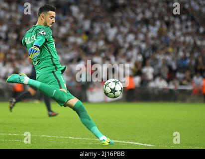 MANCHESTER, ENGLAND - 14. SEPTEMBER 2016: Danijel Subasian aus Monaco, aufgenommen in Aktion während des UEFA Champions League-Spiel der Gruppe E zwischen Tottenham Hotspur und AS Monaco im Wembley-Stadion. Copyright: Cosmin Iftode/Picstaff Stockfoto