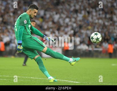 MANCHESTER, ENGLAND - 14. SEPTEMBER 2016: Danijel Subasian aus Monaco, aufgenommen in Aktion während des UEFA Champions League-Spiel der Gruppe E zwischen Tottenham Hotspur und AS Monaco im Wembley-Stadion. Copyright: Cosmin Iftode/Picstaff Stockfoto