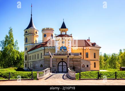 Schloss Mariental oder BIP in Pavlovsk, St. Petersburg, Russland Stockfoto