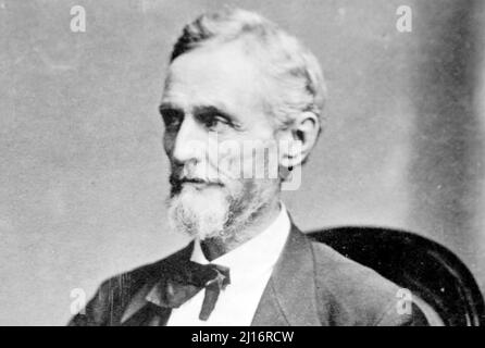 JEFFERSON DAVIS (1808-1889) amerikanischer Politiker und Präsident der Konföderierten Staaten von Amerika Stockfoto