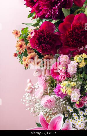 Viele verschiedene Blumen Stockfoto