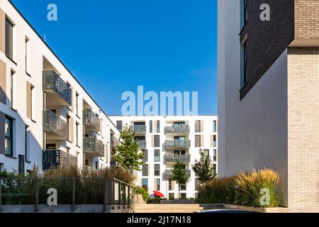 Deutschland, Baden-Württemberg, Esslingen am Neckar, moderne Appartements Stockfoto
