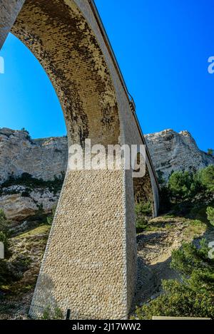 CALANQUE DE LA VESSE, MARSEILLE, BDR FRANKREICH 13 Stockfoto