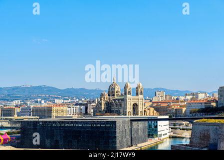 LE MUCEM ET LA MAJOR, MARSEILLE, BDR FRANKREICH 13 Stockfoto