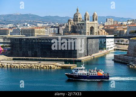 LE MUCEM ET LA MAJOR, MARSEILLE, BDR FRANKREICH 13 Stockfoto