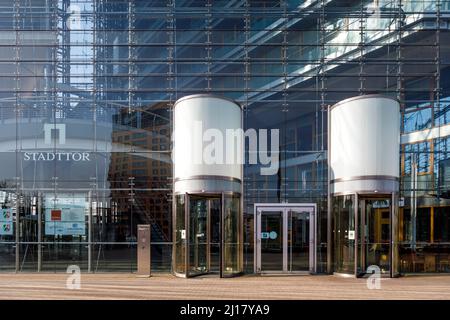 Stadttor Düsseldorf Stockfoto