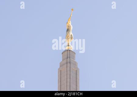 Neue LDS Pocatello Idaho Tempelfotografie Stockfoto