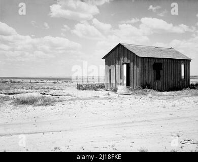 Abandoned Dust Bowl Home von Dorothea lange, 1935-40 Stockfoto