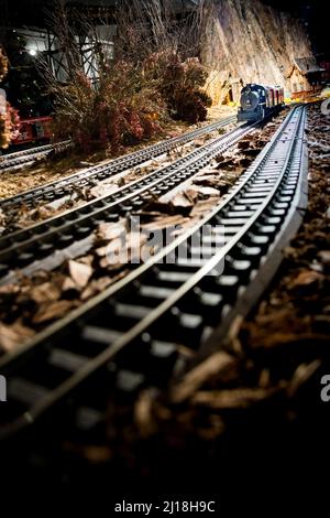 Modellbahn Stockfoto