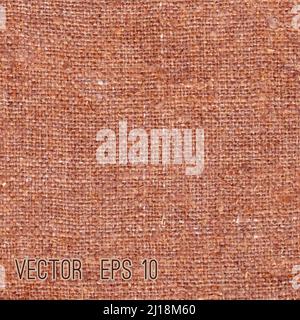 Textur Sack sacking Land Hintergrund.Vektor-Illustration. Stock Vektor