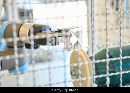 ALLGÄU GOES ROBOTICS Veranstaltung zu Anwendungsbeispielen und Automatisierungsideen in der Robotertechnik in Marktoberdorf, Bayern, Deutschland, 22. März 2022. © Peter Schatz / Alamy Live News Stockfoto