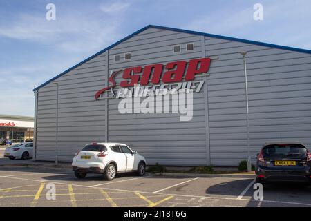 EXETER, DEVON, Großbritannien – 21. SEPTEMBER 2021 Snap Fitness Alphington Road, Marsh Barton Stockfoto